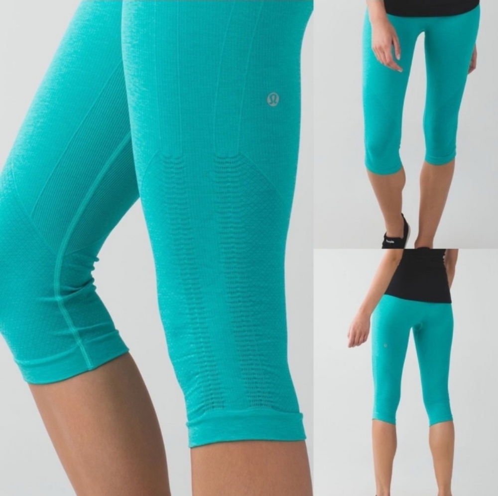 lululemon athletica Turquoise Leggings - NWOT